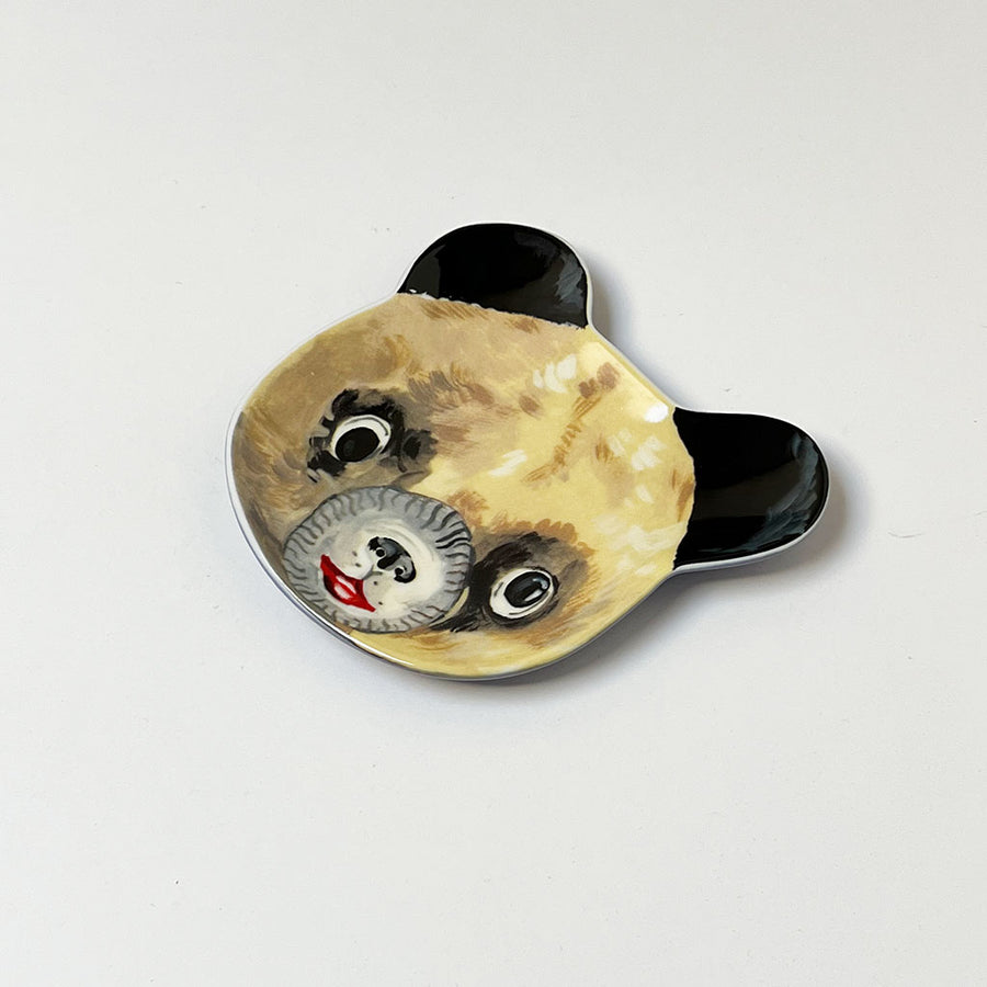 Nathalie Lete Panda Bear Ceramic Dish Small