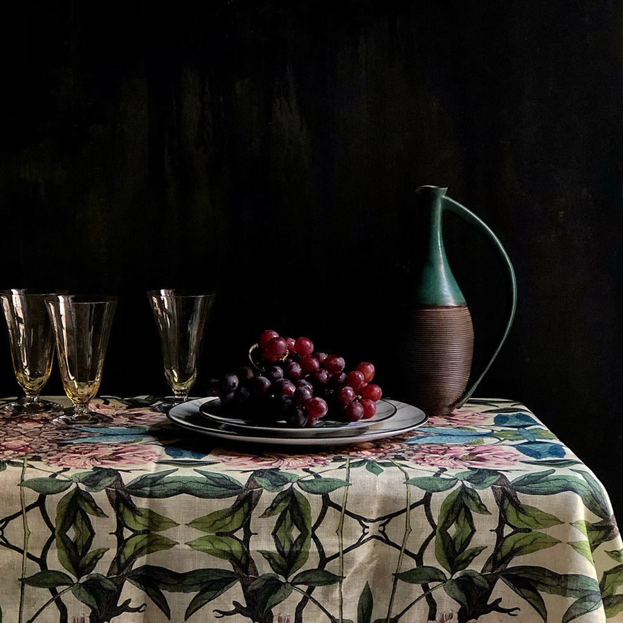 PATCH NYC Peony Linen Tablecloth {AVLTCP}