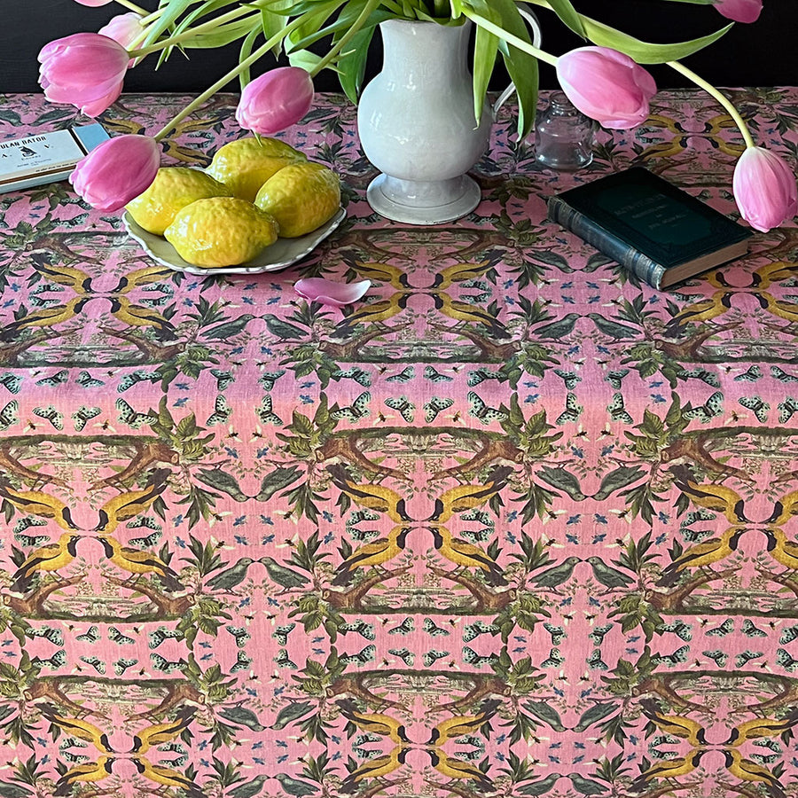 PATCH NYC The Poet's Garden Linen Tablecloth