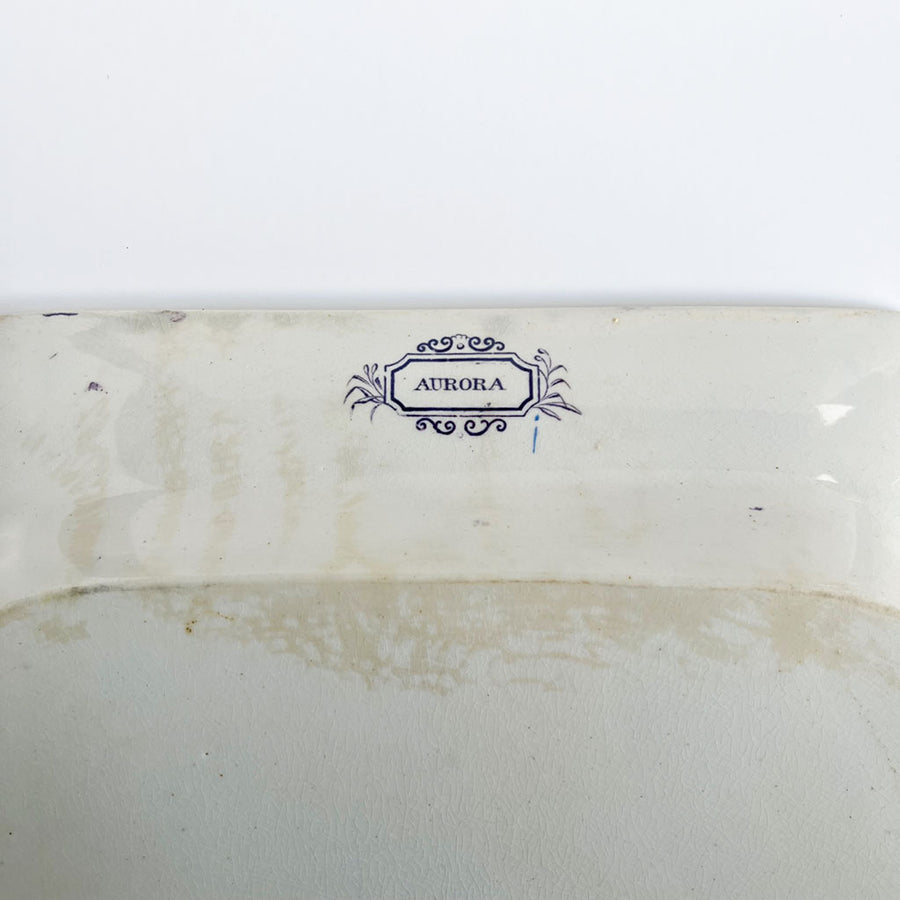 Vintage Transferware Francis Morley Aurora Large Platter Made in England