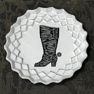 Boot Dessert Plate {SSCPTC4}