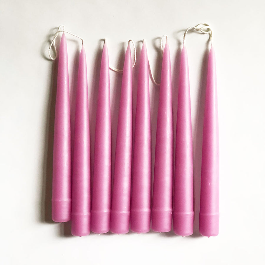 Lilac Pink Taper Set