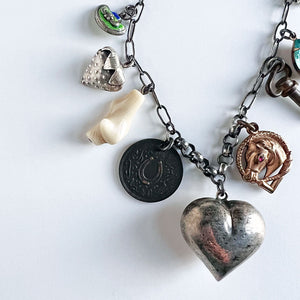 Treasure Necklace: Double Sterling Hearts