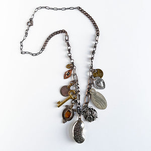 Treasure Necklace: Metallic Charms