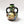 Vintage Deco Ceramic Double Handle Vase Made in Japan