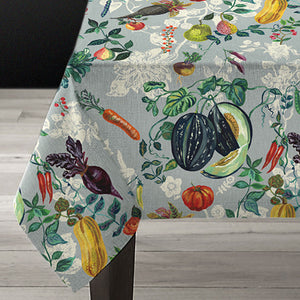 Nathalie Lete Veggies & Fruits Linen Tablecloth