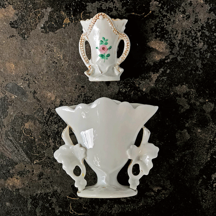 Vintage French Porcelain Vase