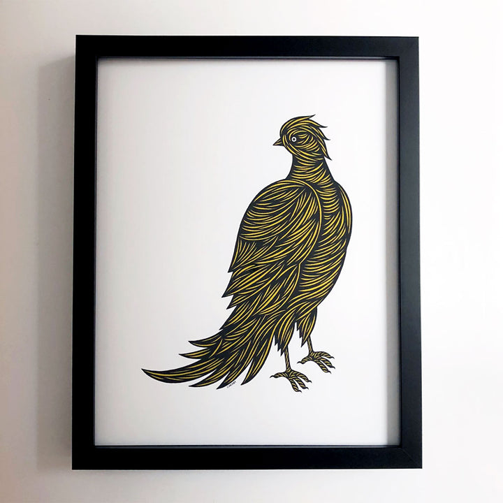 Don Carney Gentle Bird Topaz Art Print {DCP04}